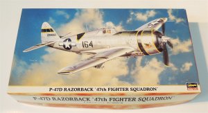 画像1: 1/48　P-47D　レザーバック　’第４７戦闘飛行隊’ (1)