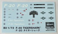 画像1: 1/72　F-20　タイガーシャーク