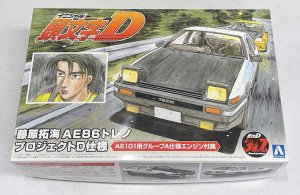 画像1: 1/24　頭文字D　藤原拓海AE86トレノ　プロジェクトD仕様 (1)