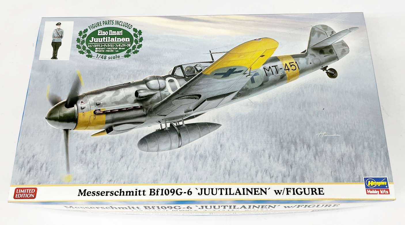 1 48 メッサーシュミット Bf109g 6 ユーティライネン W フィギュア サン星