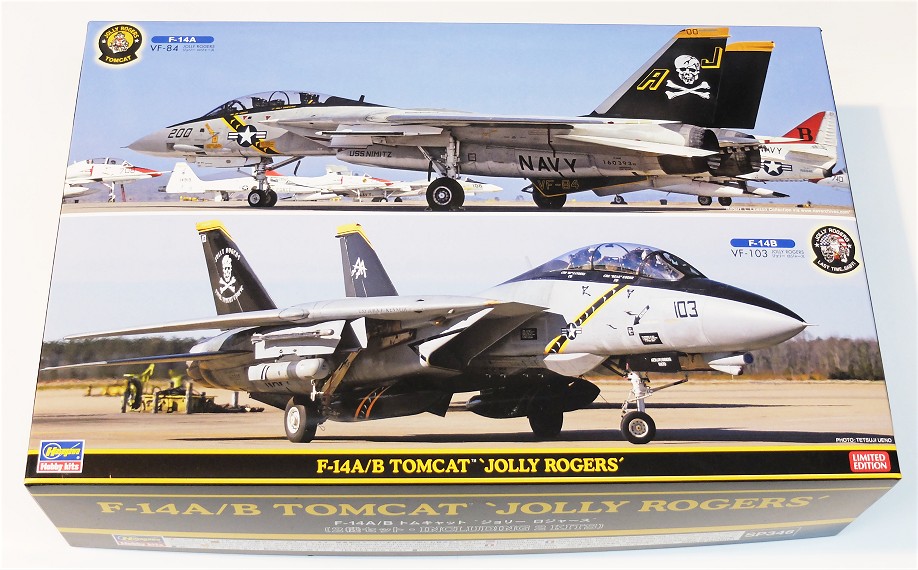 1/72 F-14A/B トムキャット ”ジョリー ロジャース” （2機セット） - サン星